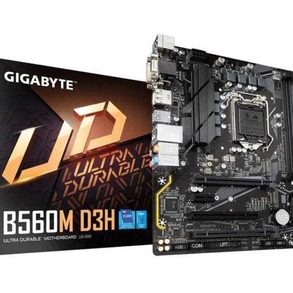 GIGABYTE B560M H V2 Ultra Durable Motherboard - New Tray - 1 Yr Warranty