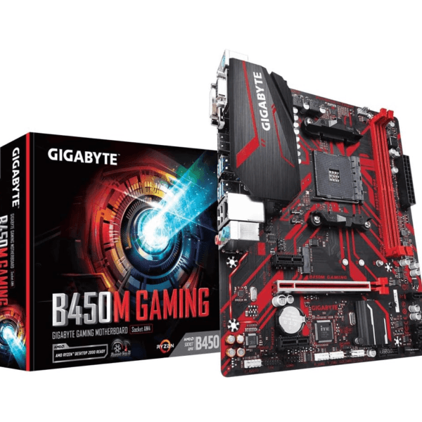 Gigabyte B450M Gaming (Socket AM4/B450/DDR4/S-ATA 600/Micro ATX)  - New Tray- 1 Yr Warranty