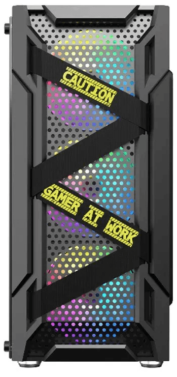 case HESTART GAMING CASE 4 FAN ARGB - MESH COOLING - الصورة 1