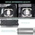 Thermalright Assassin X 120 R SE CPU Air Cooler, AX120 R SE, 4 Heat Pipes, TL-C12C PWM Quiet Fan CPU Cooler with S-FDB Bearing, for AMD AM4/AM5 Intel 1700/1150/1151/1200, LGA1700 - New - 1 Yr Warranty - الصورة 6