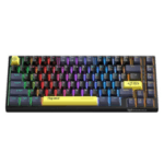 ONIKUMA G52 82 Keys Wired Gaming Keyboard,Mechanical Blue Switch, Rainbow LED RGB Backlit - الصورة 2