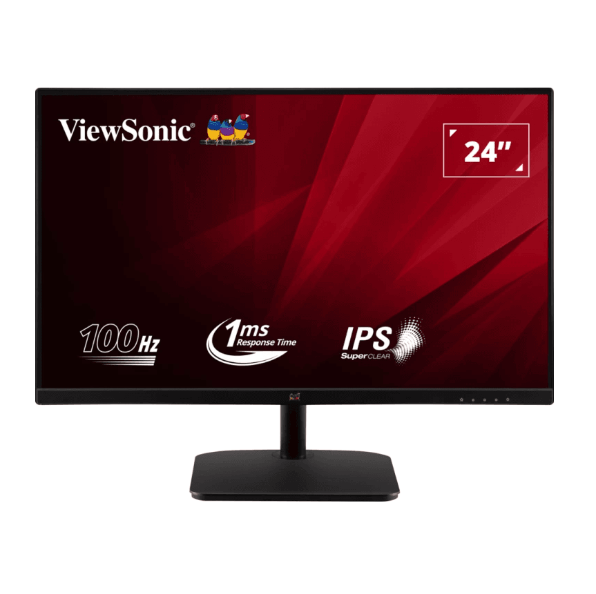 Capture ViewSonic VA2432-H 24 1080p 1ms (MPRT) IPS 100Hz Monitor With Frameless Design - الصورة 1