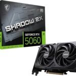 MSI GeForce RTX 5060 Shadow 2X OC 8GB GDDR7 Graphics Card