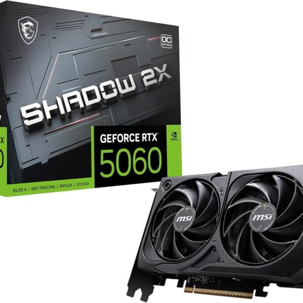 MSI GeForce RTX 5060 Shadow 2X OC 8GB GDDR7 Graphics Card