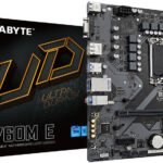 GIGABYTE B760M E DDR5 Motherboard – LGA1700, Intel B760, PCIe 4.0, Dual M.2