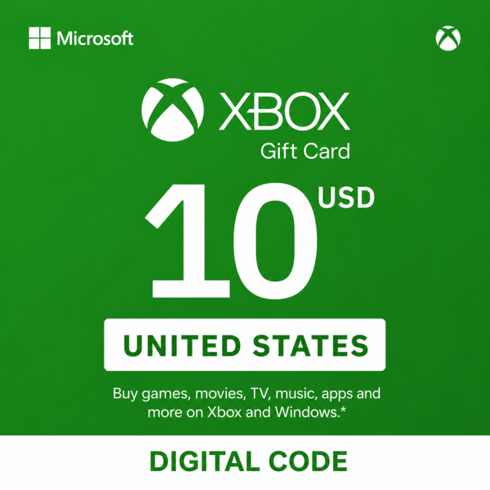 XBox Gift Card 10$ US