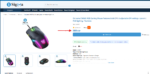 ONIKUMA CW905 7200 DPI Wired Gaming Mouse with Breathing LED Colors مزاد علي - الصورة 3